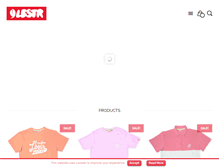 Tablet Screenshot of lobsterapparel.com